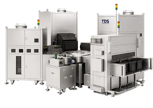 TDS Innovation CLD (Crystal Layer Deposition) equipment — a semiconductor deposition system with multiple process modules