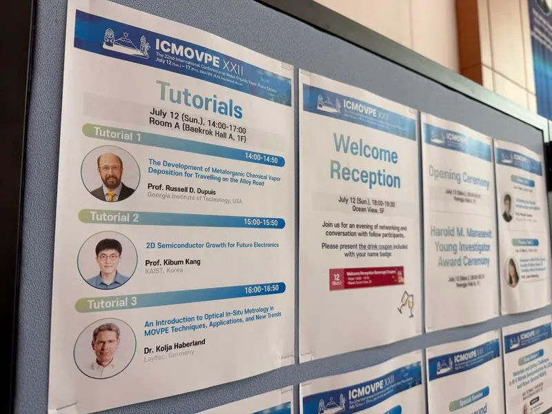 CEO Kibum Kang Delivers the 2D Semiconductor Growth Tutorial at ICMOVPE XXII — LinkedIn post image